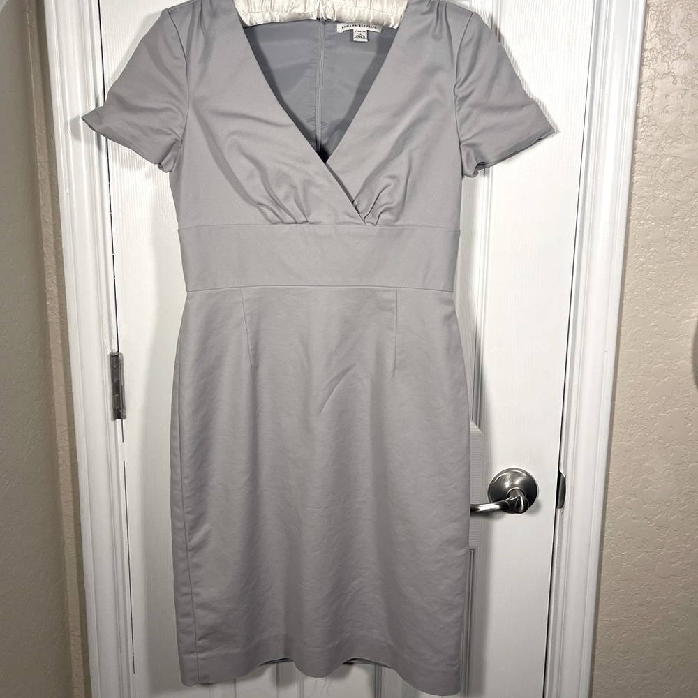 Banana Republic Gray Dress Sz 4